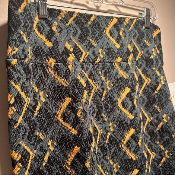 LulaRoe Cassie Pencil Skirt Stretchy High Wide Waist Band Large 14-16 Teal Blue - Picture 7 of 15